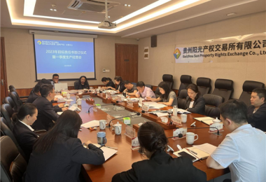 貴州陽光產(chǎn)權(quán)交易所召開2023年一季度生產(chǎn)經(jīng)營分析會暨目標(biāo)責(zé)任書簽訂儀式
